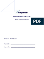 Inspode Philippines Quality Assurance Manual for Trade Testing Skilled Crafts Candidates