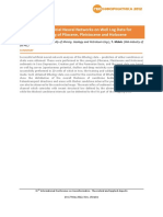 Application of Artificial Neural Networks On Well Log Data For Lithofacies Mapping of Pliocene, Pleistocene and Holocene