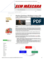 Mídia Sem Máscara - Stephen Hawking e Mlodinow Erram e Dão Mais Evidências Para a Existência de Deus
