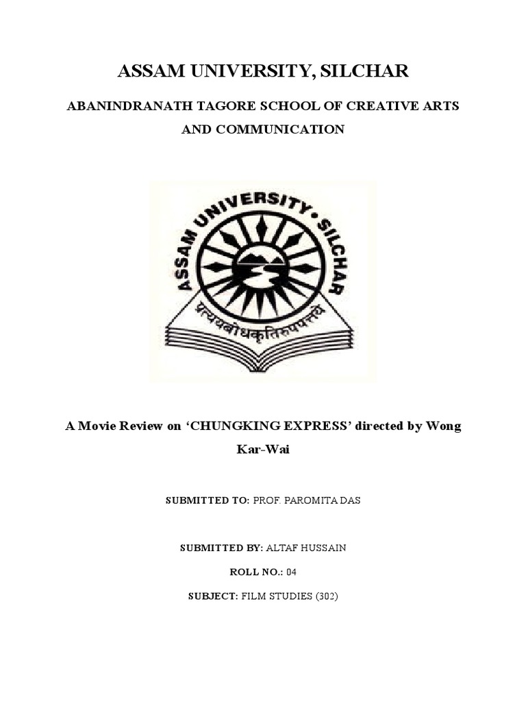 Chungking Express PDF Cinema Leisure