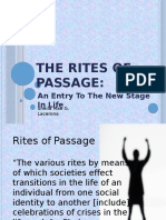 The Rites of Passage