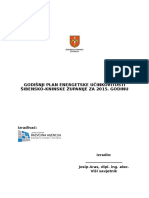 Godišnji Plan Energetske Učinkovitosti Šibensko-Kninske Županije Za 2015. Godinu