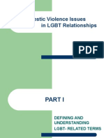 Domestic Violence in LGBTQ Relationships