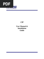 CIP Product Manual