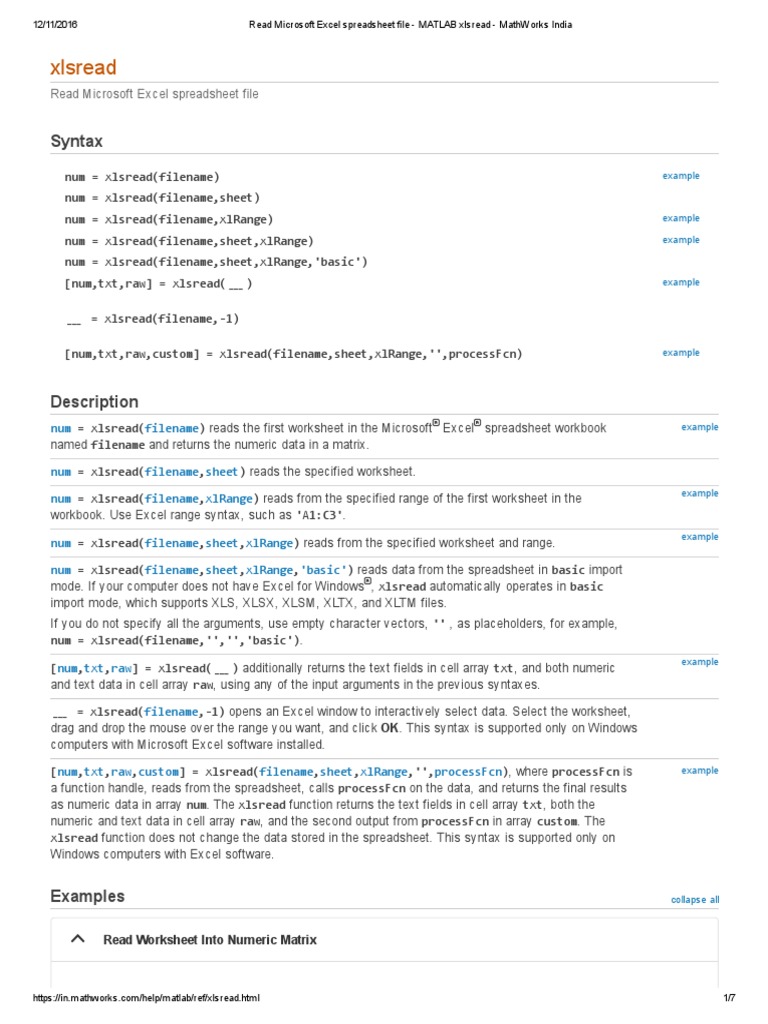 Spreadsheet Link (for Microsoft Excel) - MATLAB