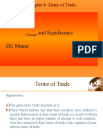 4.HG Manur Ch-4 Significance and Concept of Terms of Trade