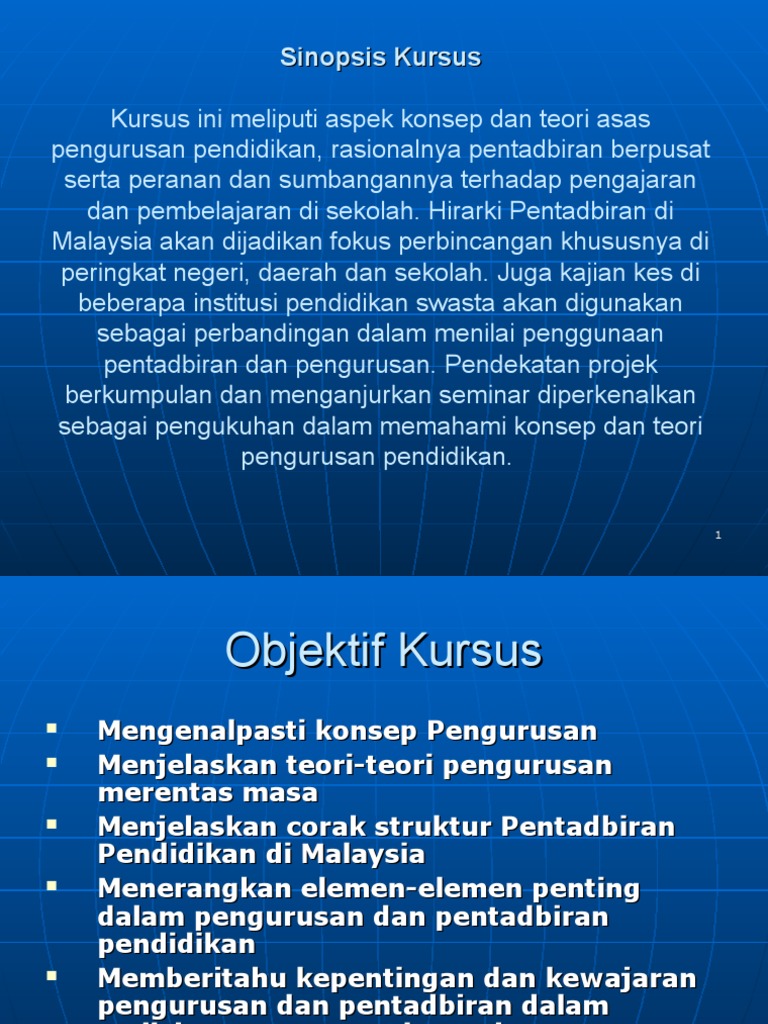 Kuliah 1 Perbezaan Pengurusan Pdf
