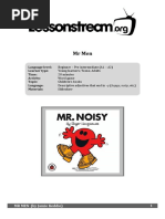 Mr-Men Lesson Plan PDF