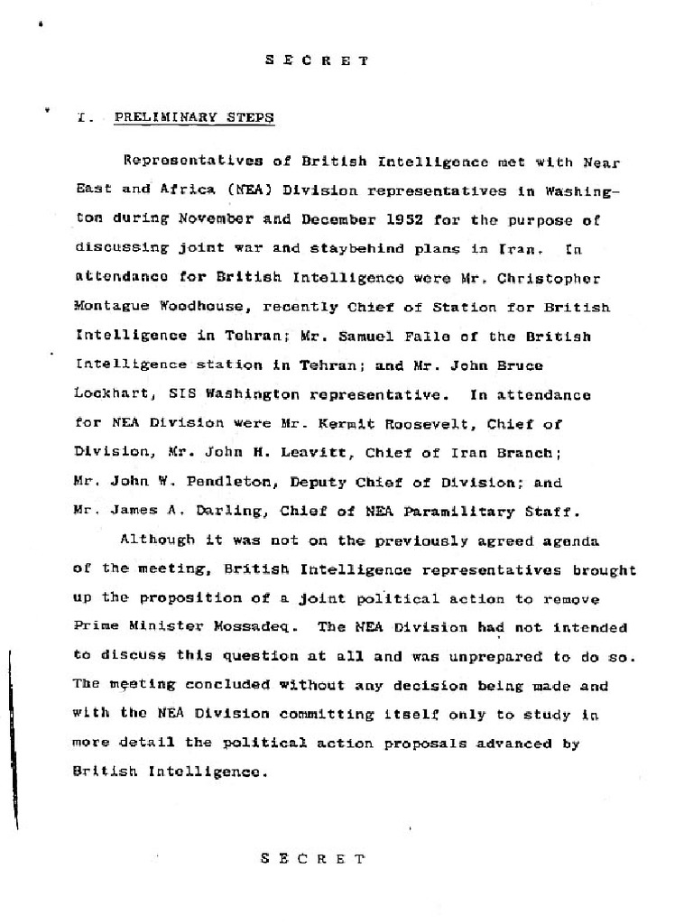 1953 Iran Coup Docs Mohammad Reza Pahlavi