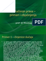 Tumacenje Prava - Primeri 2015