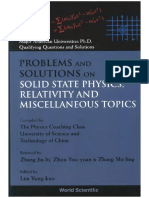 Problems and Solutions On Solid State Physics, Relativity and Miscellaneous Topics - Lim Yung Kuo PDF
