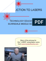 Introduction To Lasers: Technology Education Scarsdale Middle School