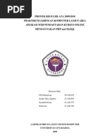 Download APLIKASI WEB PENDAFTARAN KURSUS ONLINE MENGGUNAKAN PHP and MySQL by Muhammad Fatihurrizqi SN33389444 doc pdf