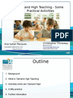 Demand High Teaching - Some Practical Activities BrazTESOL 2014