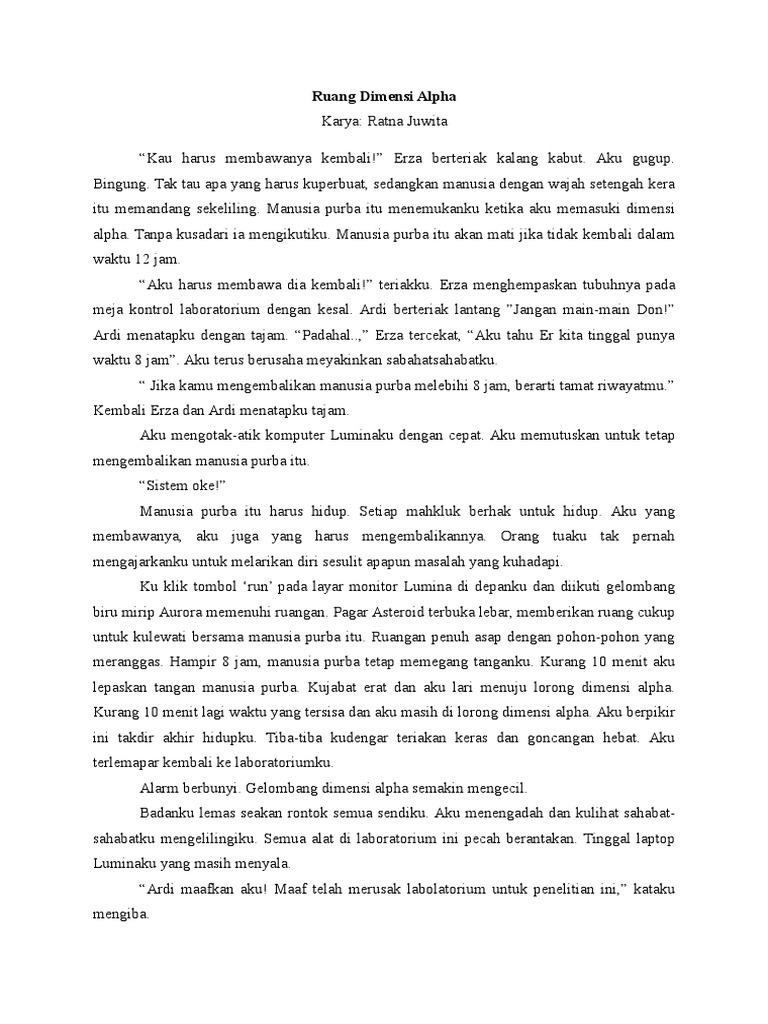 Ruang Dimensi Alpha Pdf