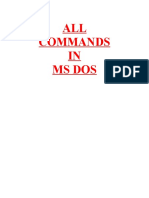 33269198 All Commands in Ms Dos