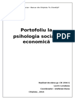 Portofoliu La Psihologia Social Economica. (Conspecte - MD)