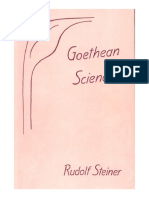 Goethean Science by Rudolf Steiner