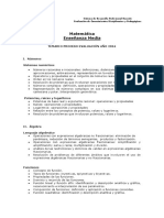 Temario 2016 - Matemática Educacion Media PDF