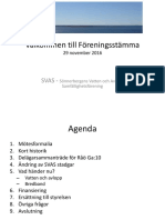 Presentation SVAS Föreningsstämma 2016-11-29