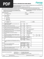 Medical Information Form for Air Travel | PDF | Medical Diagnosis | Patient