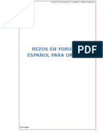 Rezos en Yoruba y Español para Orishas