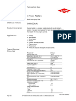 Acetato de Propilo MSDS DOW