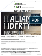 1.8.2016, 'Mostra fotografica Italian Liberty il Sogno Europeo della grande bellezza', Gcomunicazione.pdf