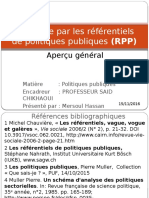 Approche Par Les Référentiels de Politiques Publiques (RPP)