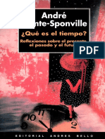 Andre Comte-Sponville Qué es el tiempo- Reflexiones sobre el presente, el pasado y el futuro.pdf