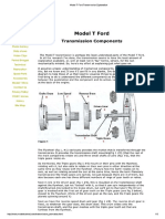 Model T Ford Transmission Explanation