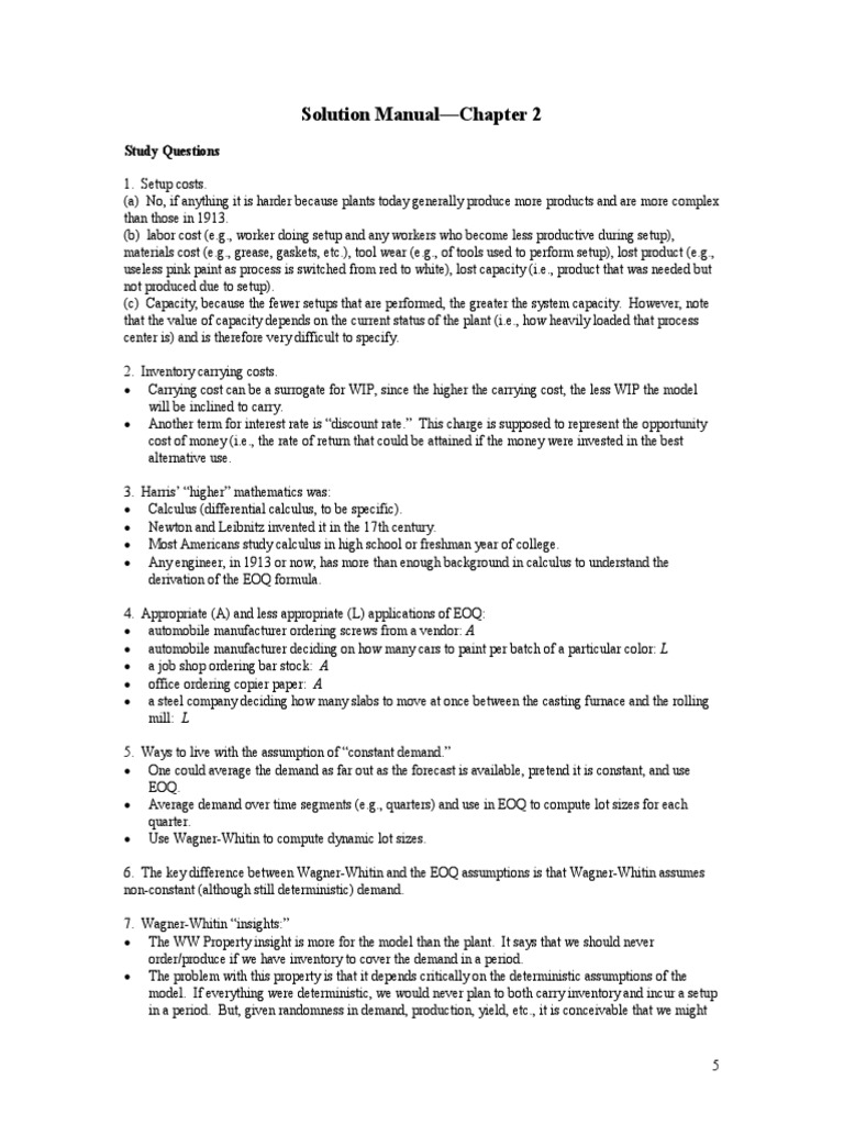 FACTORY PHYSICS SOLUTION MANUAL HOPP DOWNLOAD intelligence overview