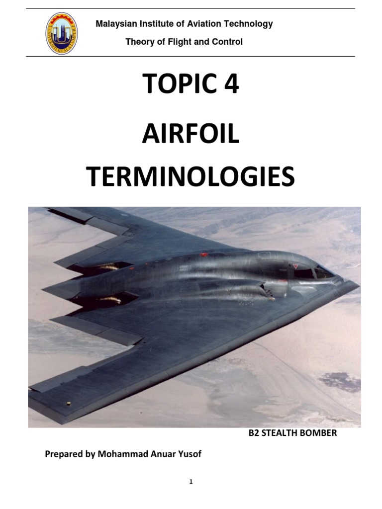 Airfoil Terminology and Wing Design | PDF | Airfoil | Wing