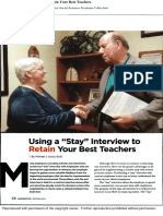 coury - using a  22stay 22 interview to retain your best teachers