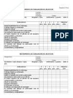 Instrumento de Evaluación de Un Afiche Sonido