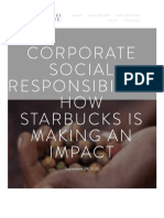 Corporate Social Responsibility - How Starbucks Is Making An Impact - WhyWhisper Collective