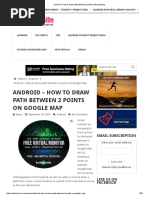 Android - How To Draw Path Between 2 Points On Google Map
