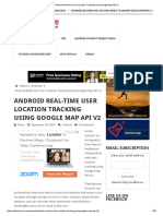 Android Real-Time User Location Tracking Using Google Map API v2