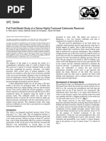 SPE 59464 Full Field Model Study of A Dense Highly Fractured Carbonate Reservoir