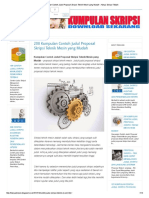 Download 200 Kumpulan Contoh Judul Proposal Skripsi Teknik Mesin yang Mudah - Hanya Skripsi Tebaikpdf by Rosalin Dea Pithaloka SN333946845 doc pdf
