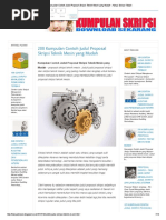 Download 200 Kumpulan Contoh Judul Proposal Skripsi Teknik Mesin yang Mudah - Hanya Skripsi Tebaikpdf by Rosalin Dea Pithaloka SN333946845 doc pdf