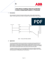 ABB-Calculation and Choice of Setting Values For Protection Terminals in Series Compensated System in Venezuela PDF