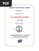 Concepts of Political Science