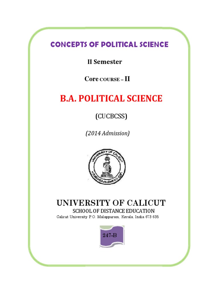 Key Concepts in Political Science | PDF | Legitimacy (Political ...