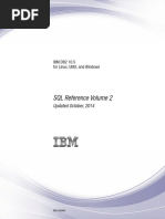 IBM DB2 10.5 for Linux, UNIX, And Windows - SQL Reference Volume 2