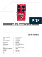 TC Electronic Hall of Fame Reverb Manual Italian