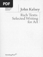 John Kelsey Rich Texts Selected Writing For Art 1 | PDF | Alice ...