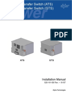 ATS - GTS Installation Manual (020-161-B0 Rev - 0107) PDF