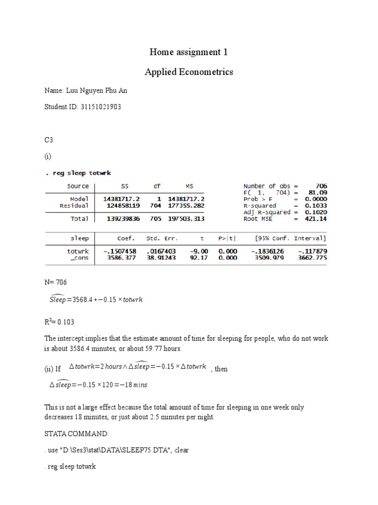 Home Assignment 1 | PDF