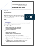 Volunteer Position Descripti PDF